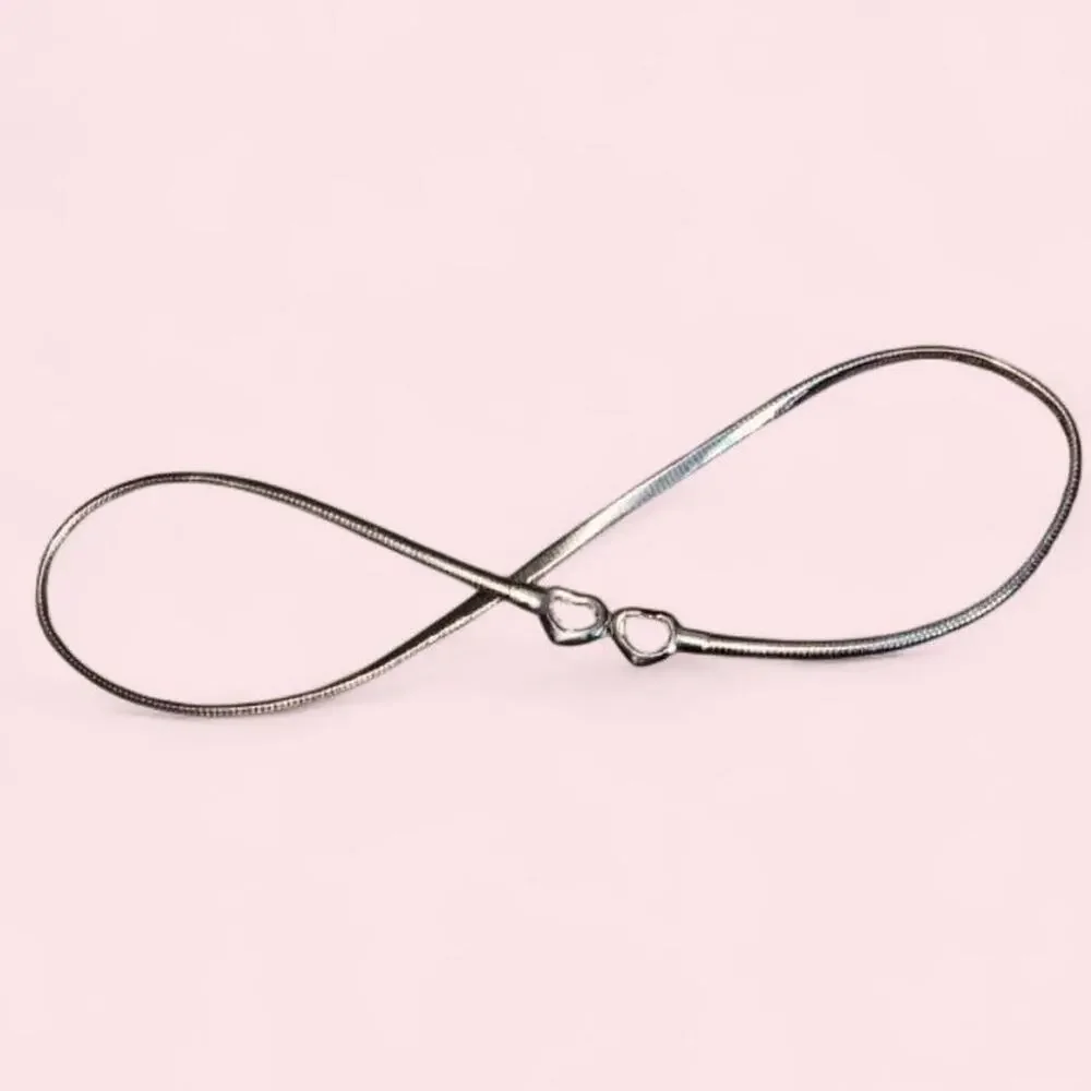 Vintage silver heart belt 26